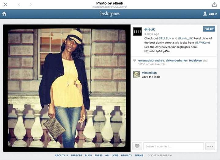 Elle Instagram Levi's event 2014